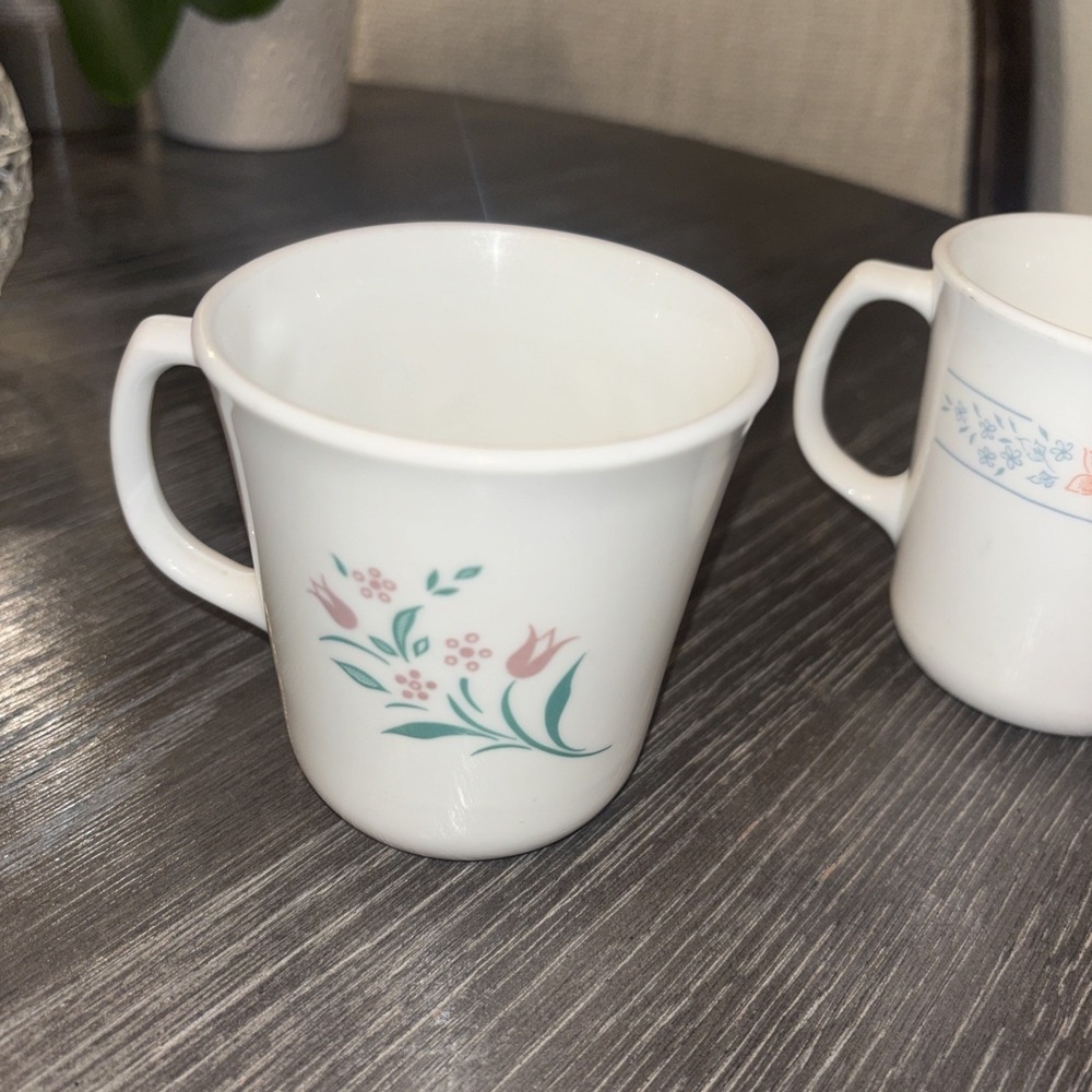 Corning Lot Of 3 Floral Mugs Great Condition Vintage‎ - Picture 5 of 10
